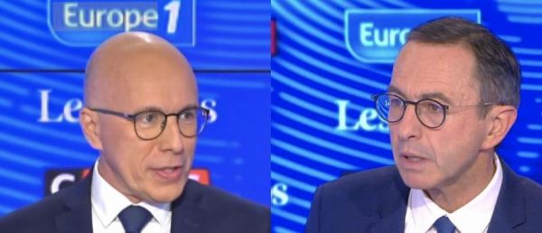 EN DIRECT - Les Républicains -  Eric Ciotti (42,73%) et Bruno Retailleau (34,45%) sont qualifiés pour le second tour - Aurélien Pradié termine 3ème à 22,29%.