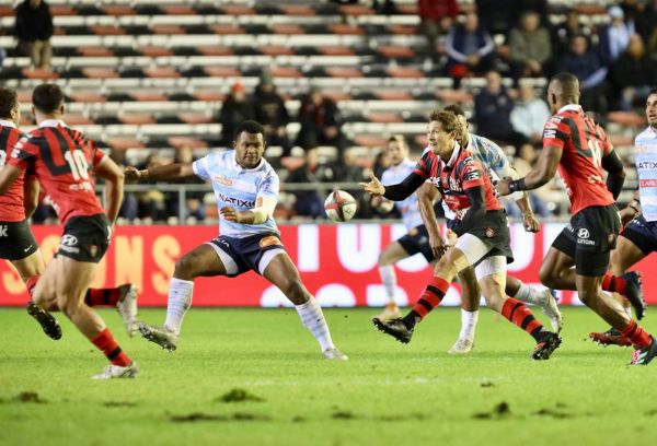 Le Racing mène 9-6 face au RCT à la mi-temps au stade Mayol