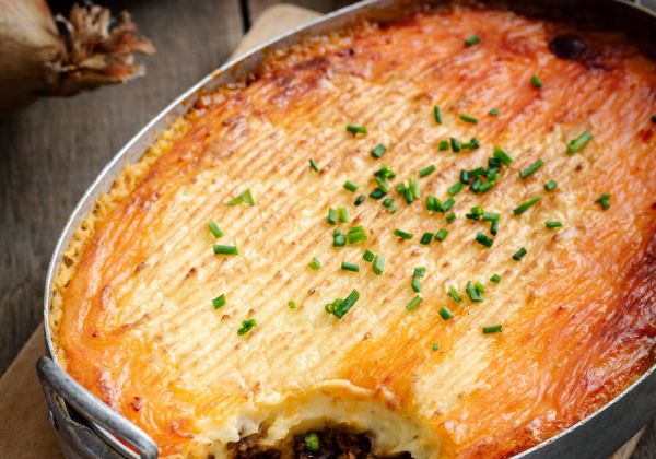 Shepherd's pie, parmentier au bœuf et légumes irlandais