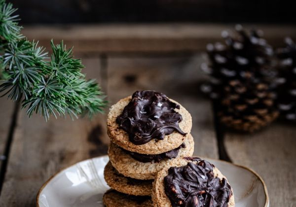 Digestive biscuits, choco-amandes
