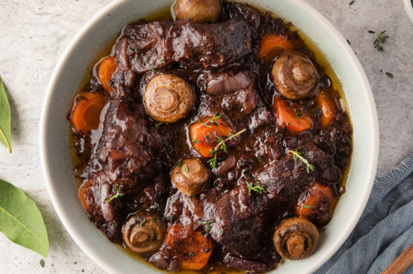Boeuf bourguignon à l'asiatique