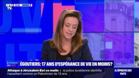 LA VÉRIF' - Les égoutiers ont-ils 17 ans d'espérance de vie en moins que la moyenne des Français?