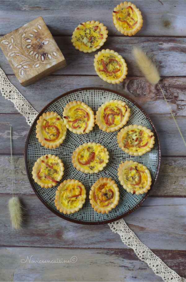 Petites tartelettes jambon/boursin