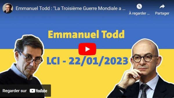Todd : « On dirait que quelqu’un, dans un petit bureau, est chargé d’avoir des idées stupides pour s’assurer que l’Amérique perde toutes ses guerres »