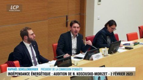 Audition à l'Assemblée nationale - Souveraineté énergétique : audition de Nathalie Kosciusko-Morizet