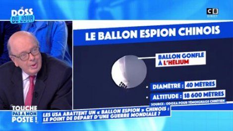 Les USA abattent un "ballon espion" chinois !