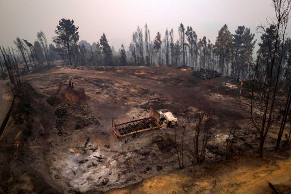 Au Chili, les photos témoignent d'incendies dévastateurs