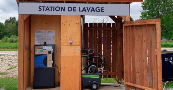 Programme pour l'implantation ou la réfection de stations de nettoyage d'embarcations