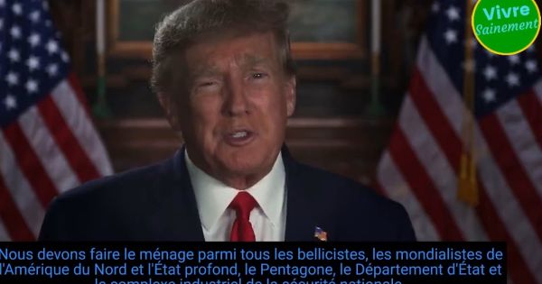Trump: "nous sommes au bord de la 3ème guerre mondiale. Nous devons faire le ménage parmi les bellicistes, les mondialistes et l'Etat profond"