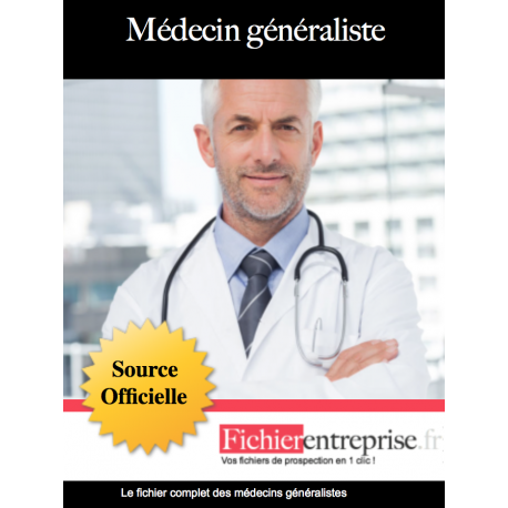 Fichier email des médecins généralistes