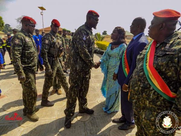 Mamadi Doumbouya à N’zérékoré pour la fête des femmes…