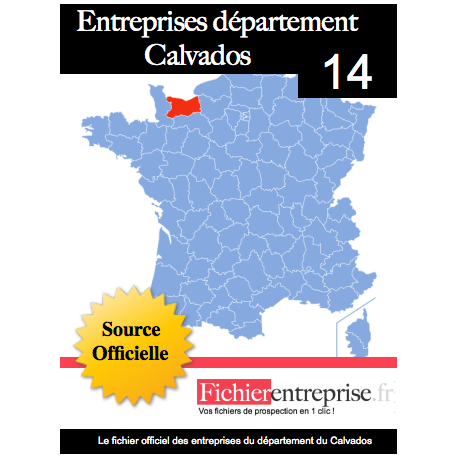 Fichier email entreprise 14 calvados