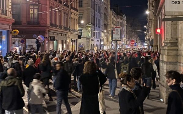 Une nouvelle manifestation "sauvage" ce mercredi soir à Lyon