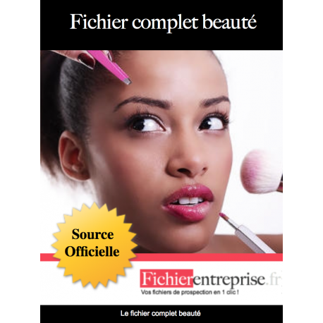 Fichier email complet des professionnels de la beauté
