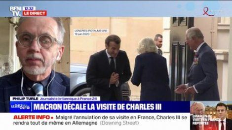 "Il était important que la visite du roi Charles soit sans faute": ce journaliste britannique estime que le report de sa venue en France "arrange autant les Britanniques que les Français"