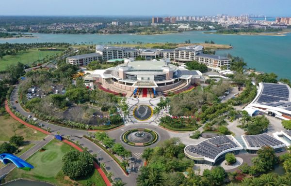 Photo Chine : pr�parations du Forum de Boao pour l'Asie � Hainan