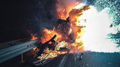 Gard : une voiture explose sur l’autoroute A9, le conducteur s’en sort sans une égratignure