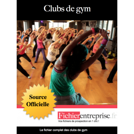 Fichier email club de gym et remise en forme