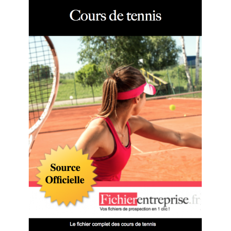 Fichier email cours de tennis