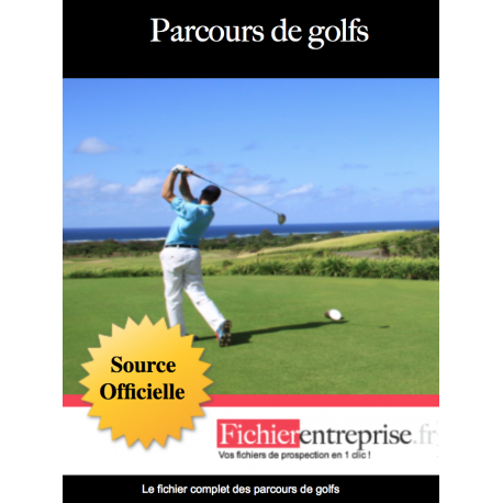Base email des parcours de golfs