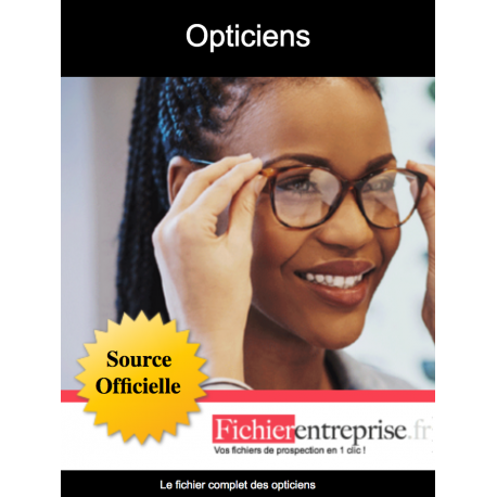 Fichier email des opticiens