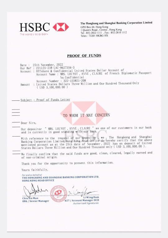 L'ambassadrice de France en Arménie, Anne Louyot, aurait un compte off-shore garni de 3 100 000 $ !