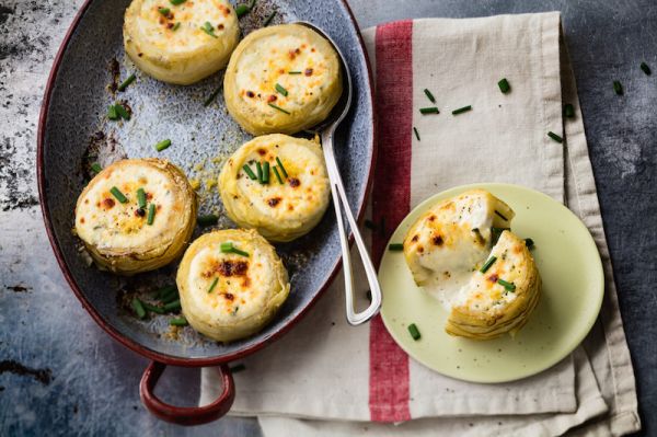 Coeurs d'artichaut gratinés