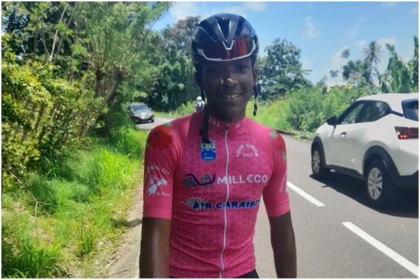 Tour cycliste junior de Martinique : Mathis Risal, vainqueur au François du 1er tronçon de la 3e étape