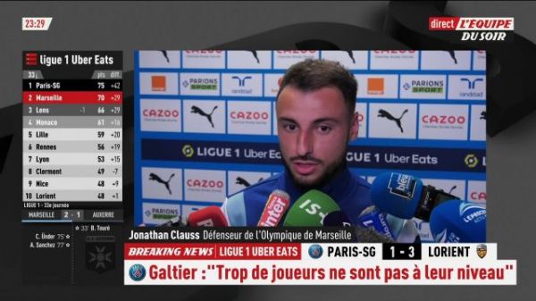 L'OM bat Auxerre et réalise une bonne opération avant d'aller à Lens