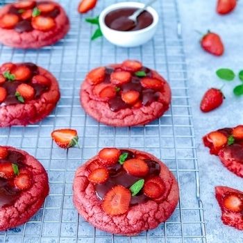 Cookies aux fraises {vegan}