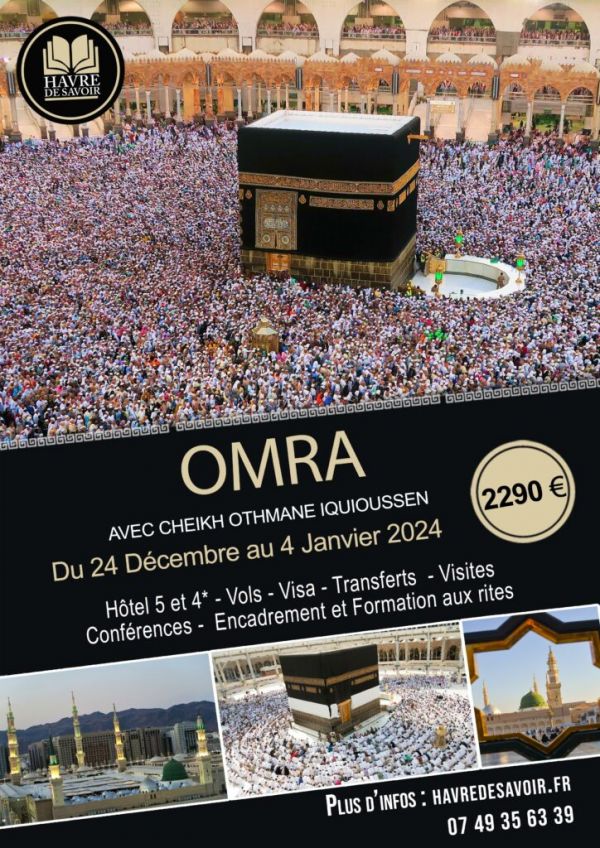 Omra Décembre 2023 – « Sur les traces de notre Bien-Aimé »