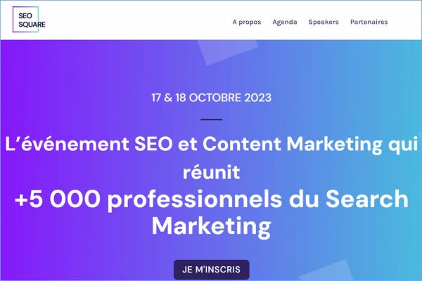SEO Square 2023 : rendez-vous à Paris les 17 et 18 octobre