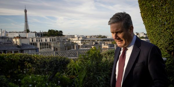 Le chef de l'opposition britannique rencontre Emmanuel Macron