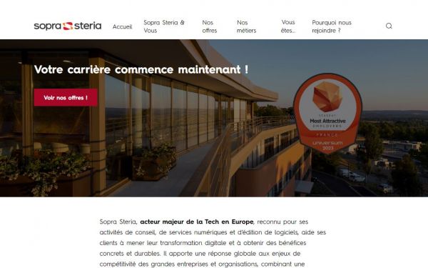 Sopra Steria annonce le recrutement de 700 stagiaires en France #Sopra #SopraSteria #Emploi #Stage