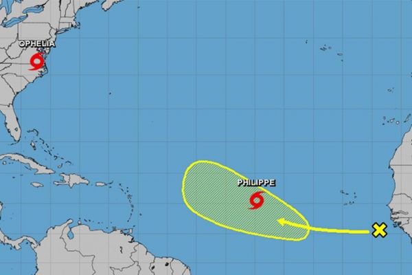 La tempête tropicale Philippe va favoriser les "pannes d'alizés" sur l'arc Antillais