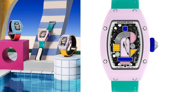 Nouvelle RM 07-01 : Richard Mille fait un clin d'œil aux trublions du design des 80's