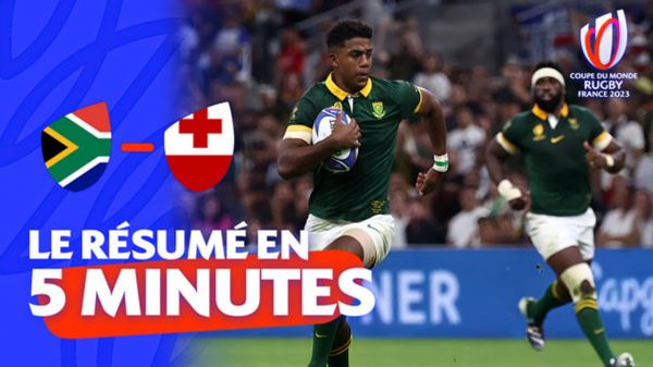 TOP CHRONO - Afrique du Sud-Tonga (49-18) : le résumé vidéo du match en 5 minutes