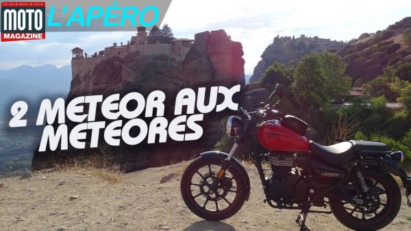 Deux Royal Enfield Meteor aux Météores, en Grèce !