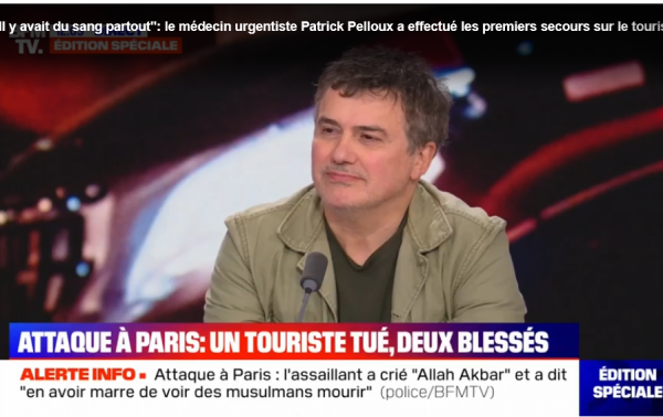 Attaque au couteau : Patrick Pelloux, présent « par hasard » sur les lieux du drame