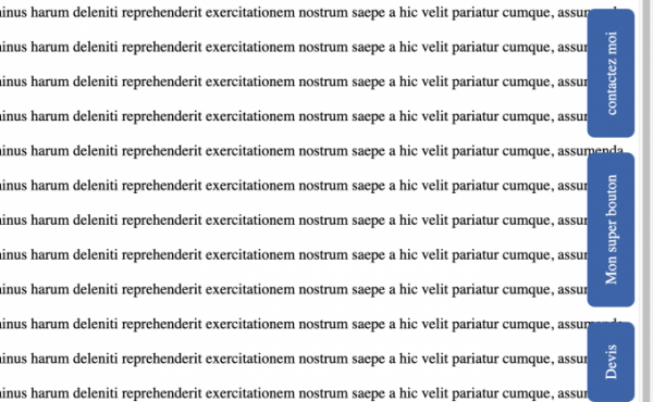 Création d'un menu vertical avec LESS