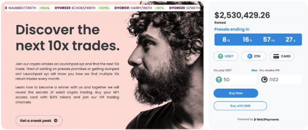 L’ETH Beta profite de Launchpad XYZ alors que les traders OP et MATIC visent un retour sur investissement de 2 917 %, l’ICO pourrait être sold-out