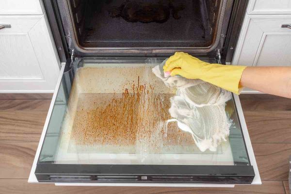 Nettoyer la double vitre du four sans la démonter : le remède naturel