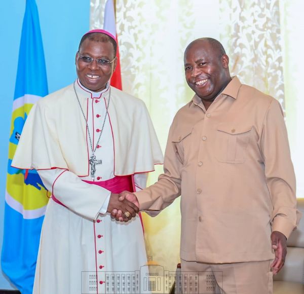 Burundi : Rencontre entre le Président Ndayishimiye et le Nonce Apostolique du Vatican