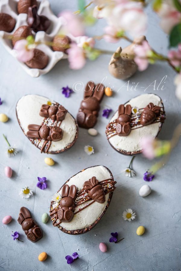 Demi Oeufs de Pâques garnis