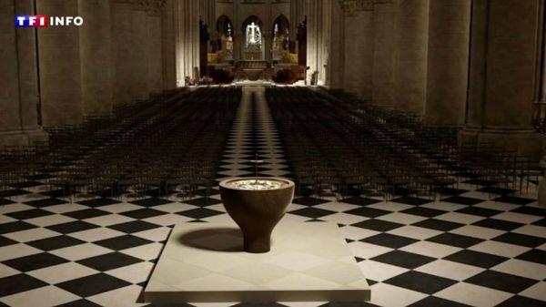 VIDÉO - "Émotion" et "fierté" pour les centaines d'artisans qui recréent le mobilier de la cathédrale Notre-Dame | TF1 INFO