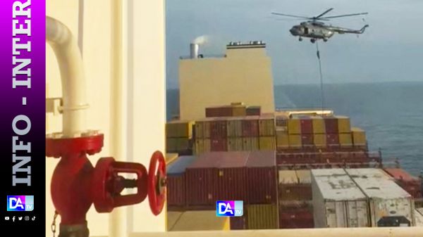 Navire saisi par l'Iran près du détroit d'Ormuz: 25 membres d'équipage à bord (MSC)