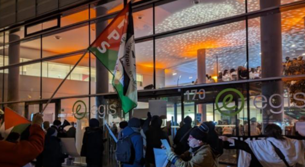 Action BDS ''Egis complice'' à Lyon