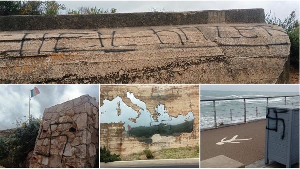 Tags nazis : le monument en hommage aux résistants et déportés de Sète une nouvelle fois visé