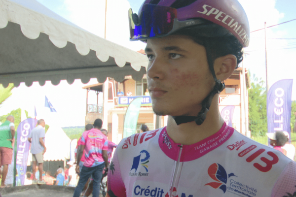 Tour cycliste junior de Martinique : Loïs Jean-Baptiste Simone vainqueur de la 2e étape à L'Ajoupa-Bouillon
