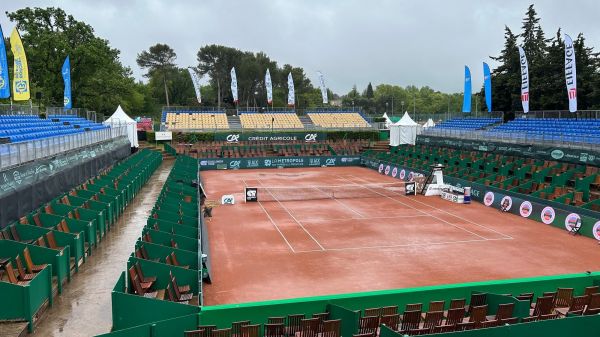 Tennis : la météo perturbe le programme de l'Open d'Aix-Provence
